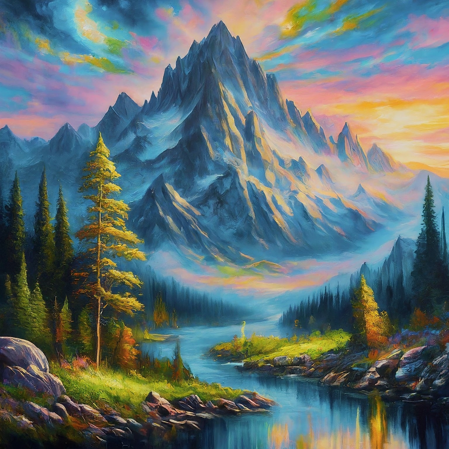 Designing a Dynamic Mountainside Scene