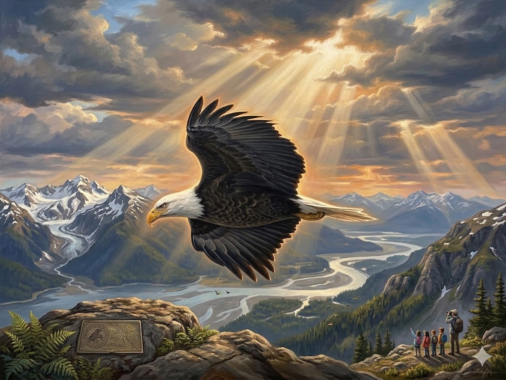 The Rare Beauty Of A Bald Eagle In Unobstructed Flight