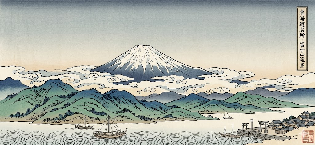 Mount Fuji — From Photo to Painted Sticker