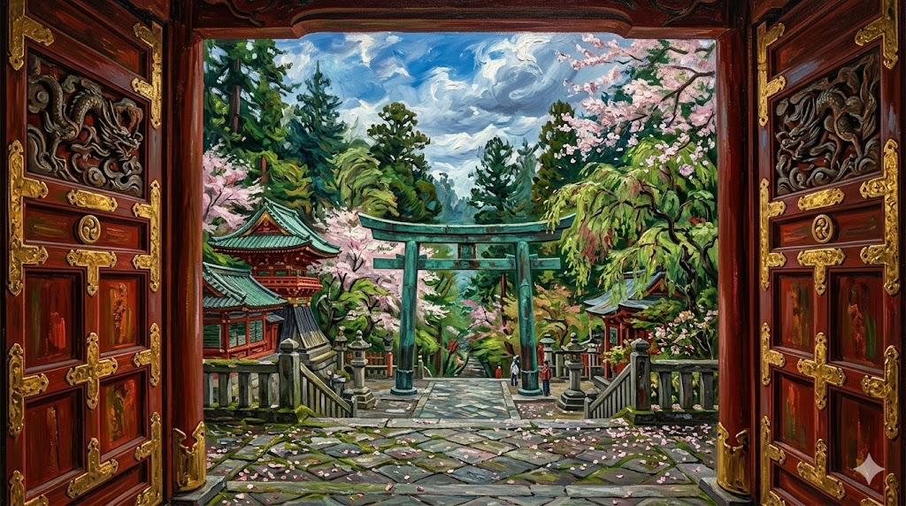 Shinto Shrine — A Little Painting Magic