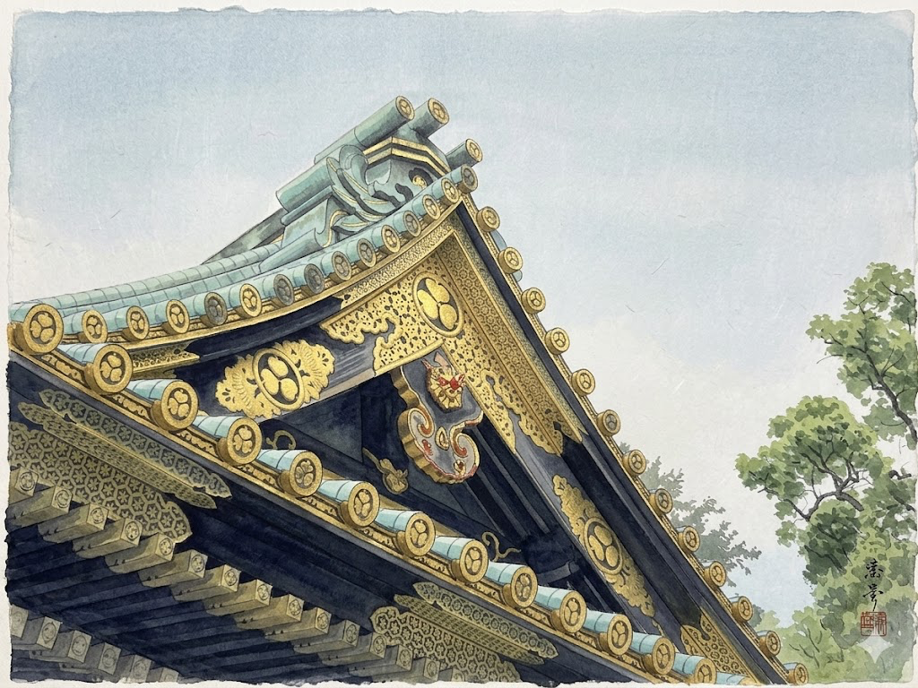Shinto Shrine Roofline Detail